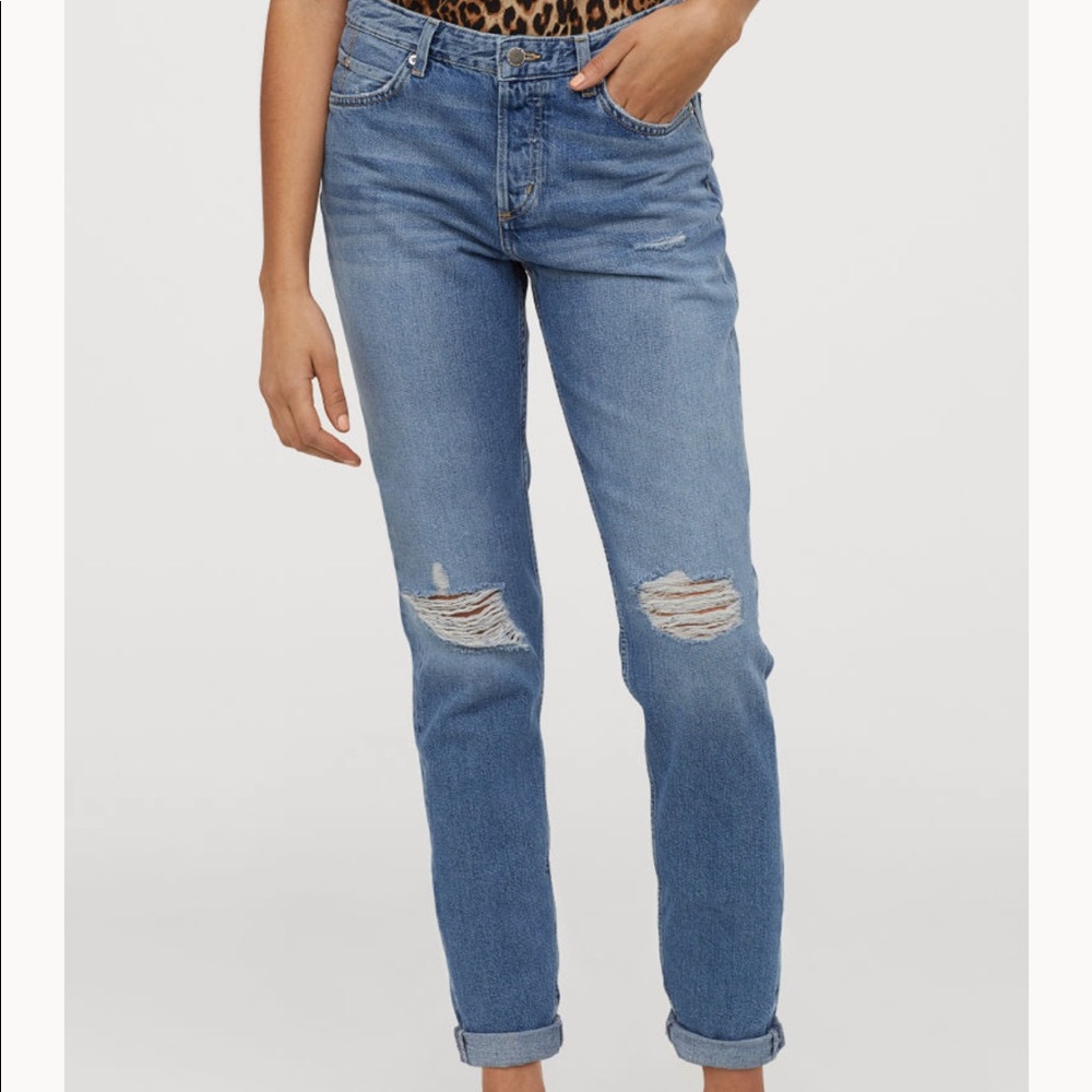 Boyfriend denim jeans